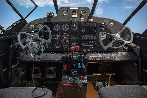Beech 18 Cockpit